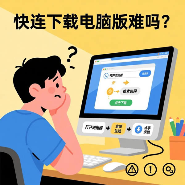 快连下载电脑版难吗?有哪些下载注意事项? 快连下载电脑版难吗?有哪些下载注意事项?